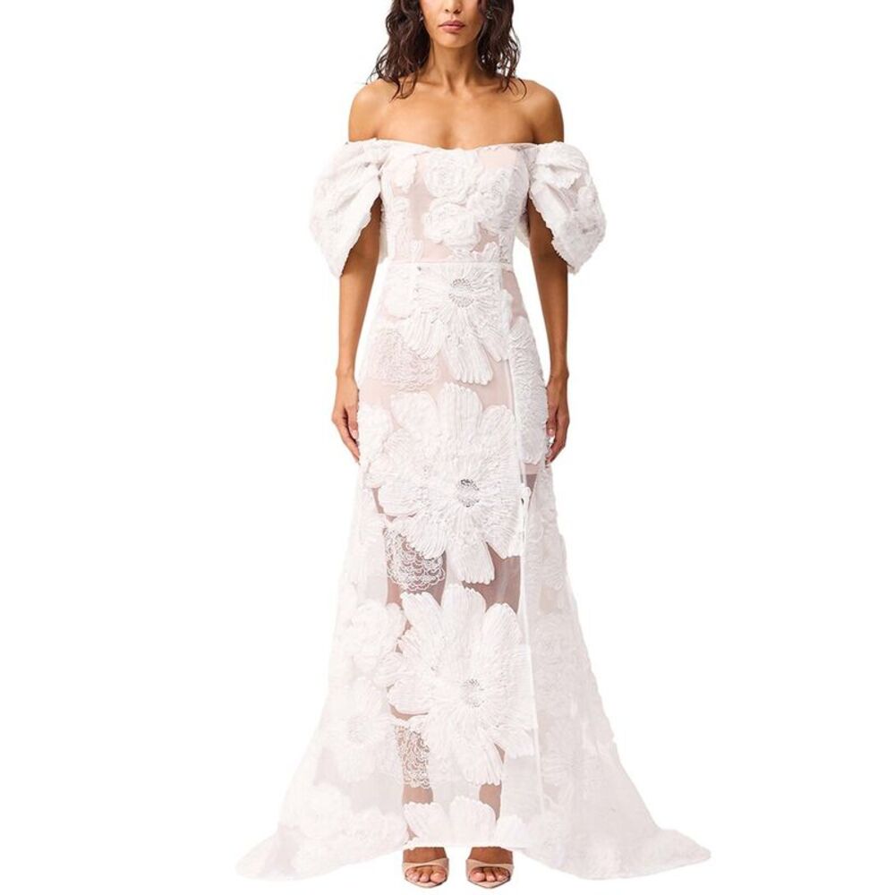 Elliatt Womens Roxana Gown, White